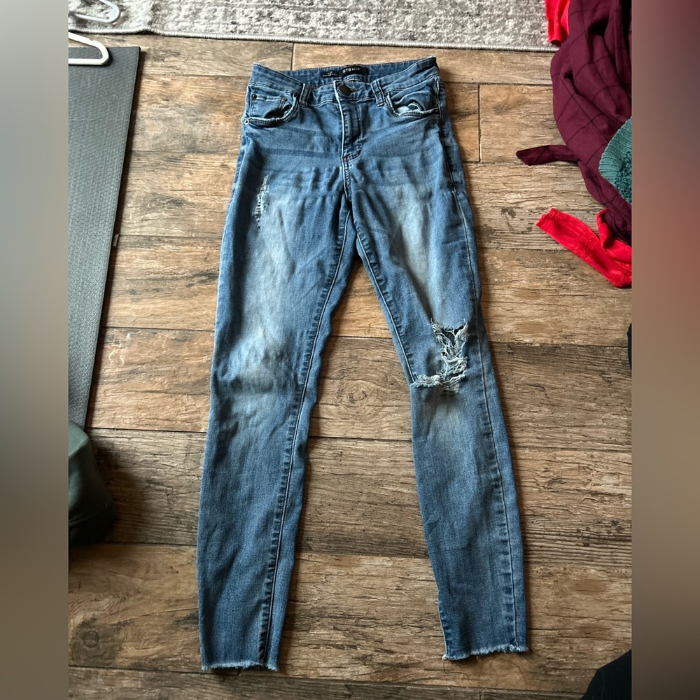 STS Blue high rise ankle skinny jeans